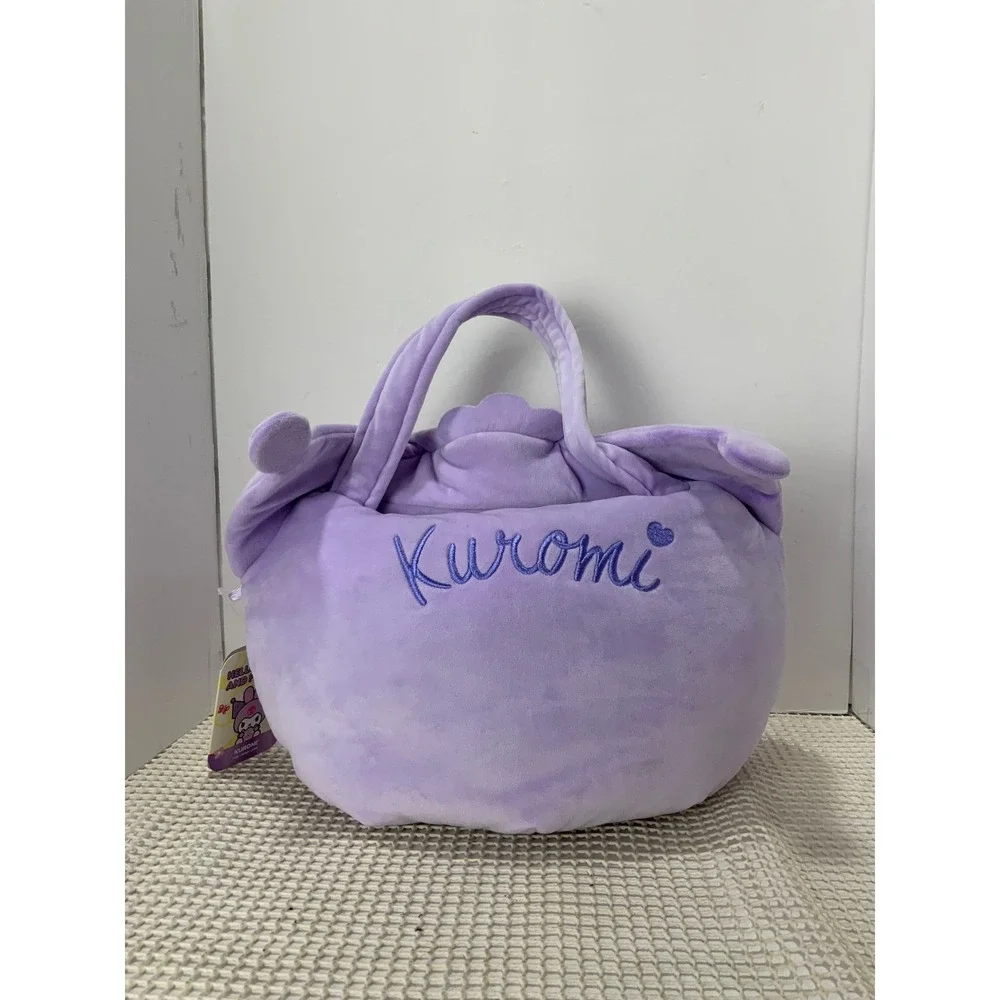 Kuromi Plush Pail Bag Hello Kitty and Friends Collection Purple NEW‎